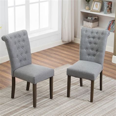 gray fabric chairs metal legs|macy's gray dining chairs.